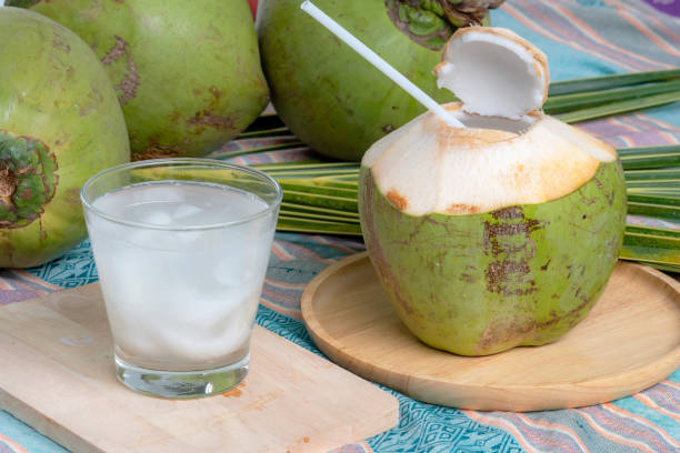 istock coconut juice and coconut 1079045550