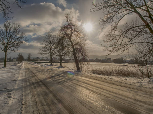 istock Snowy winter in Poland. 1079055228