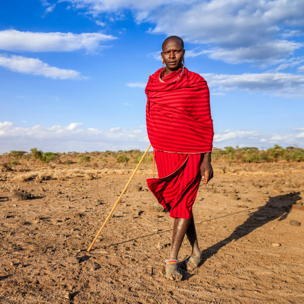 istock Warrior from Maasai tribe, Kenya, Africa 1079056164