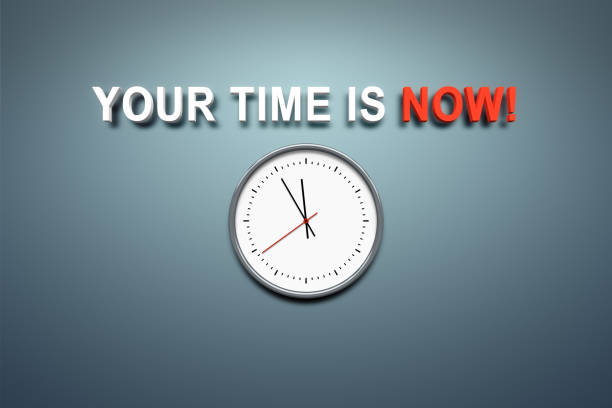 istock your time is now at the wall 1079063680
