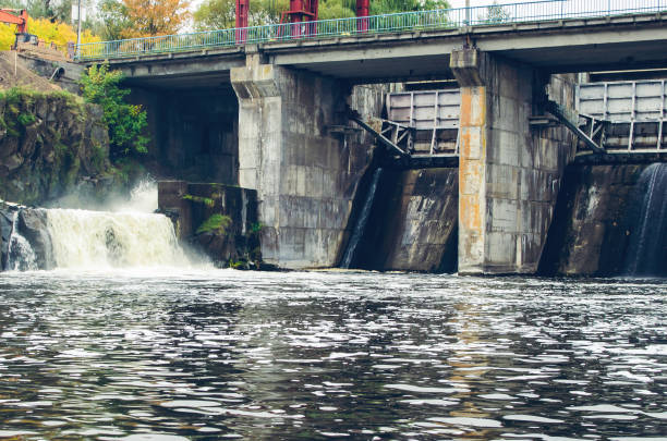 istock An old small dam with one open gateway 1079066814