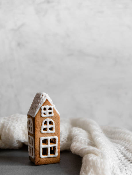 istock gingerbread house. christmas background 1079086762