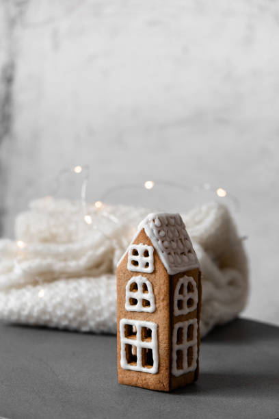 istock gingerbread house. christmas background 1079086934