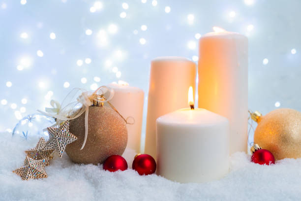istock White christmas with snow 1079086940