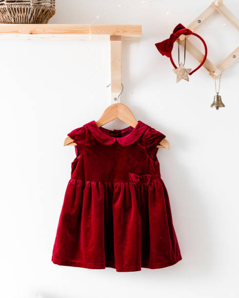 istock red baby christmas dress 1079103320