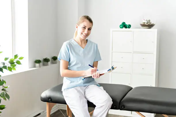 Photo of A Modern rehabilitation physiotherapy in the room