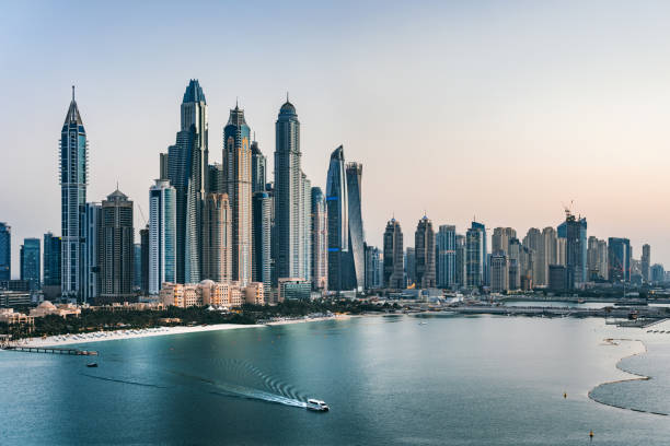 istock Dubai Marina Skyscrapers 1079132856