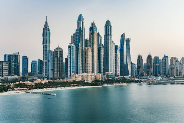 istock Dubai Marina Skyscrapers 1079133084