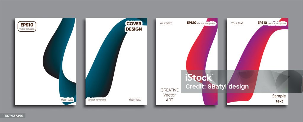 Coloured Cover Creative Colored Cover Cover Design Cool Background Stock Illustration ...