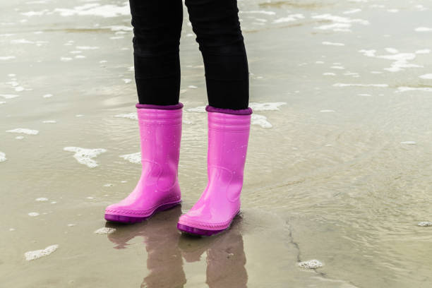 istock Wadden Sea Pink Rubber Boots 1079151954