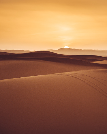 sand dunes in the desert