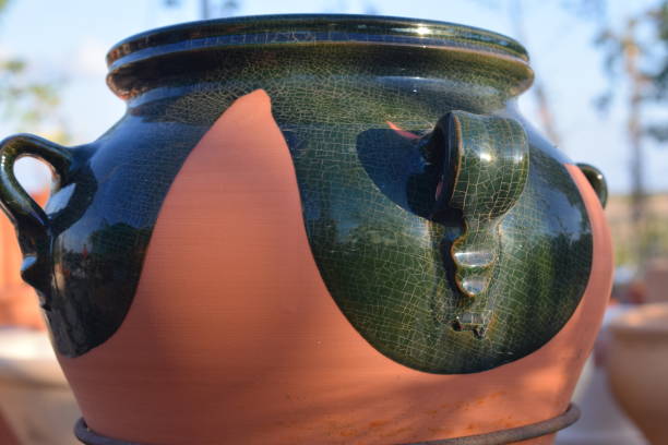 istock Decorative Terracotta Vase - Mediterranean style 1079164570