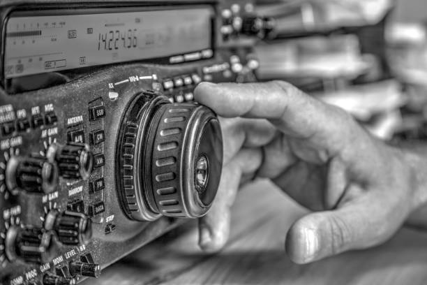 istock Modern high frequency radio amateur transceiver 1079166176