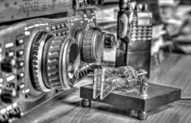 istock Modern high frequency radio amateur transceiver 1079166266