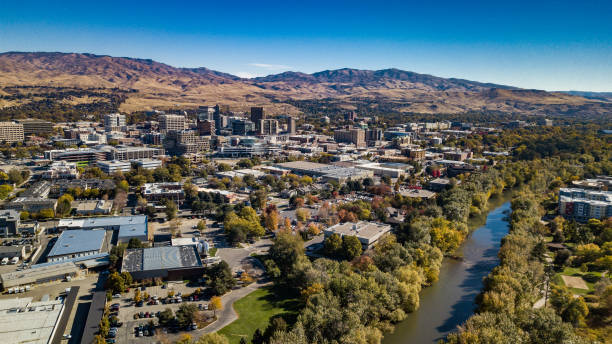 boise - boise river foto e immagini stock