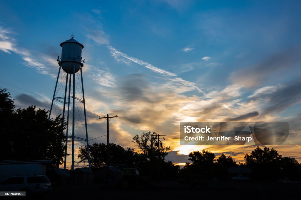 Small Town Life Small Town America Stock Photo