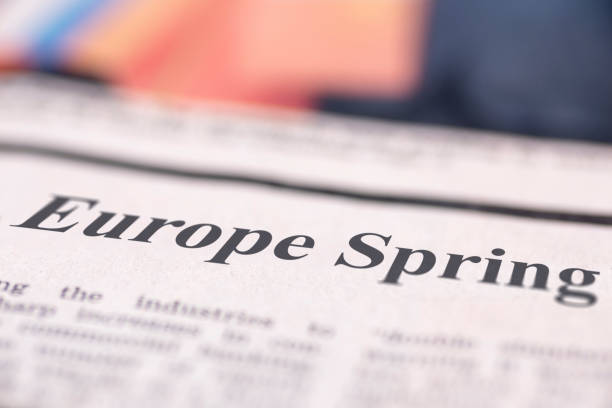 istock Europe Spring written newspaper 1079168706