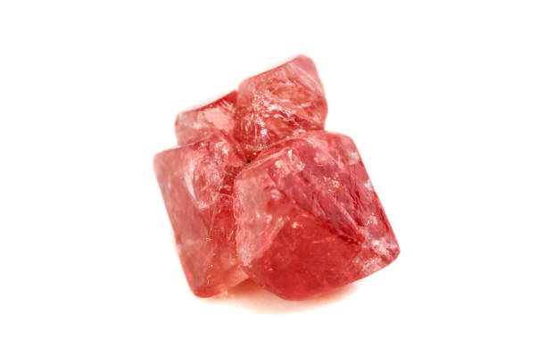 istock Macro mineral spinel stone on white background 1079170662