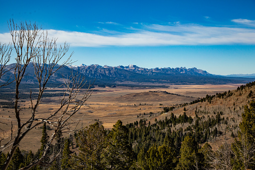 The scenic Sawtooth Mountain Range of Idaho