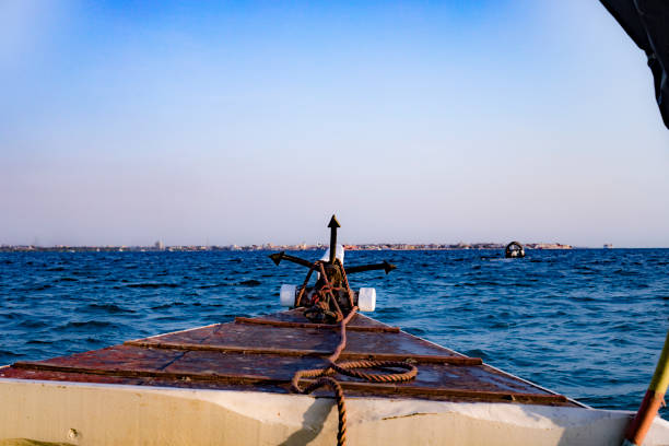 istock On a Boat Heading to Coastline 1079185632