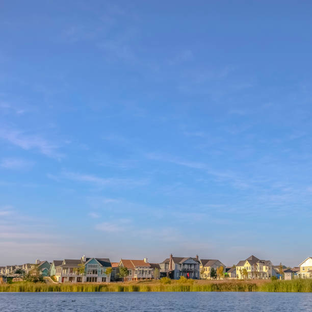 istock Beautiful scenery on a lakeshore in Daybreak Utah 1079187798