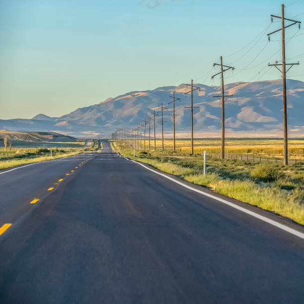 istock Highway 68 overlooking huge mountain and sunny sky 1079187822