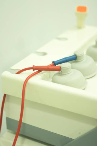 istock Physiotherapy clinic Intratissue Percutaneous Electrolysis EPI dry needling physiotherapist patient injury. 1079189578