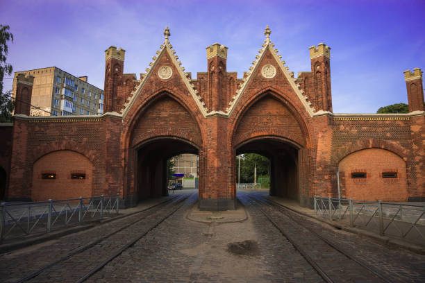 istock Brandenburg Gate in Kaliningrad (formerly Koenigsberg) in Russia 1079194736