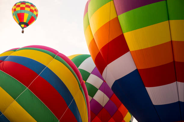 istock A bunch of Hot air balloons rising 1079201750