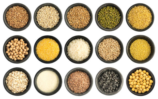istock Cereals and Seeds Collection Isolated 1079207246