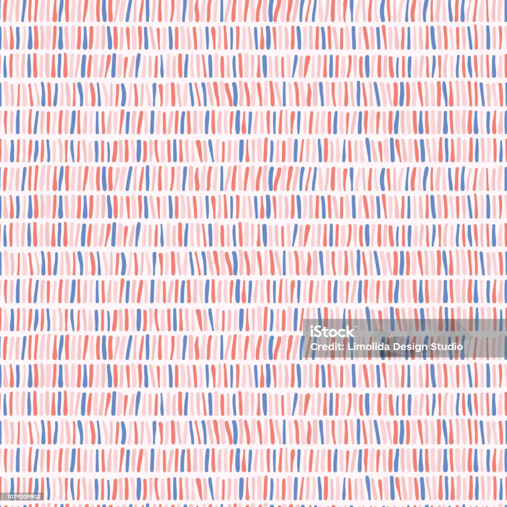 Sketchy Line Pattern Modern Sketchy Line Marks Seamless Vector Pattern Stock Illustration ...
