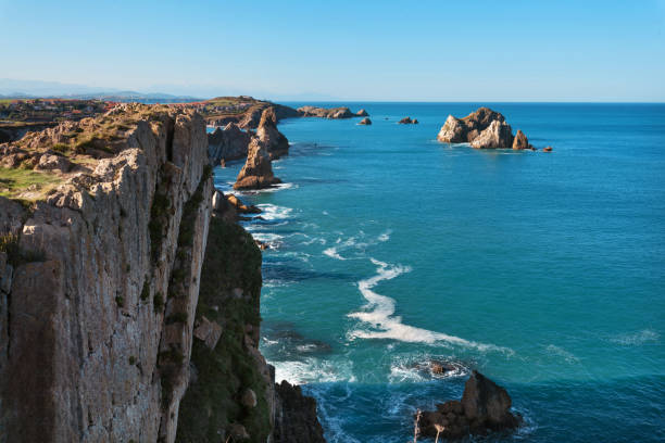 istock Coastline landscape in Urros de Liencres, Cantabria, Spain 1079217478