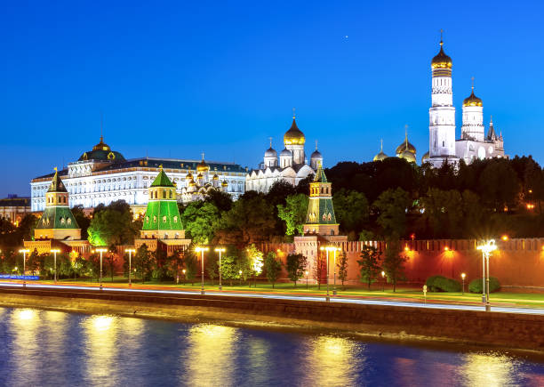 istock Moscow Kremlin at night, Russia 1079219838