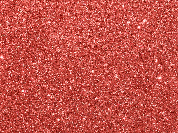 istock Sparkling background in Living Coral color 1079219962