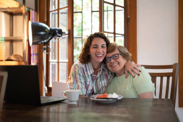 istock Daughter and Mother working at home office - Portrait 1079237532
