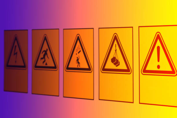istock Warning signs in the form of a triangle 1079258784