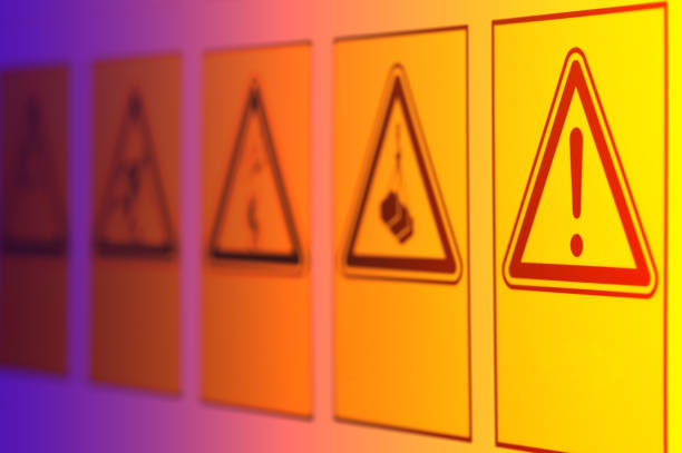istock Warning signs in the form of a triangle 1079260764