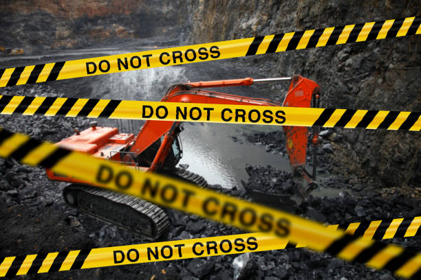 istock Do not cross tape concept 1079261372