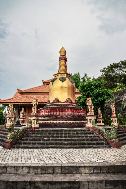 istock Small stupa in budhist temple Brahma Vihara-Arama Banjar 1079262458