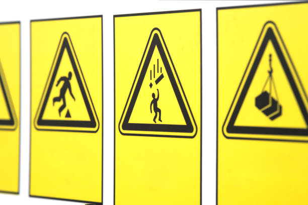 istock The warning signs in the form of a triangle 1079264126