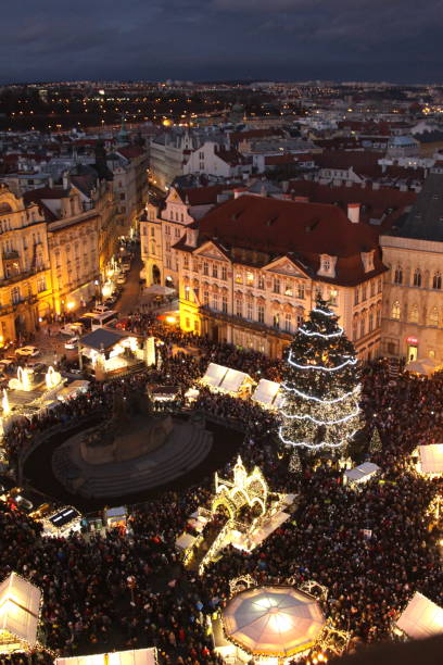 istock Christmas market  in Prague 1079265380