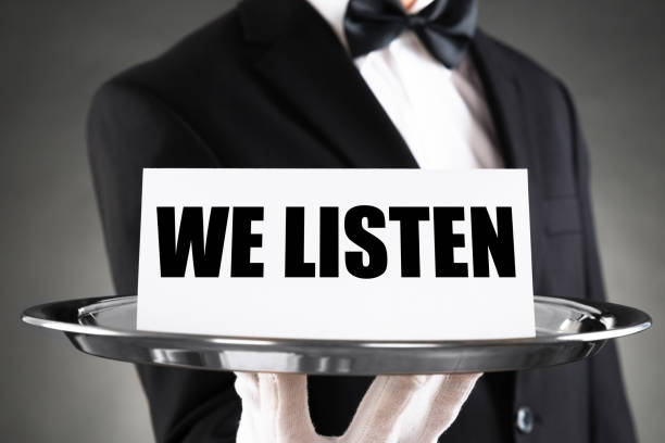 istock Waiter Holding Plate With The Text Thank You On Paper 1079267876