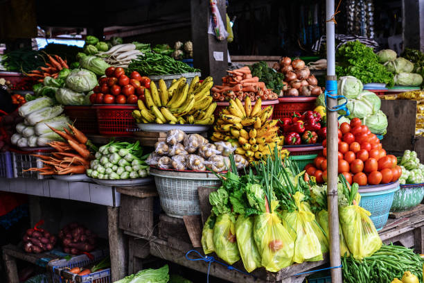 istock Fruits and vegetable at local asian market 1079282924