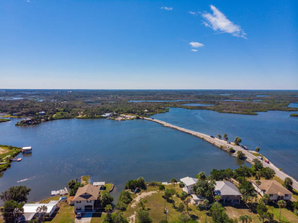 istock Aerial View of Ozello Keys, Florida 1079286362