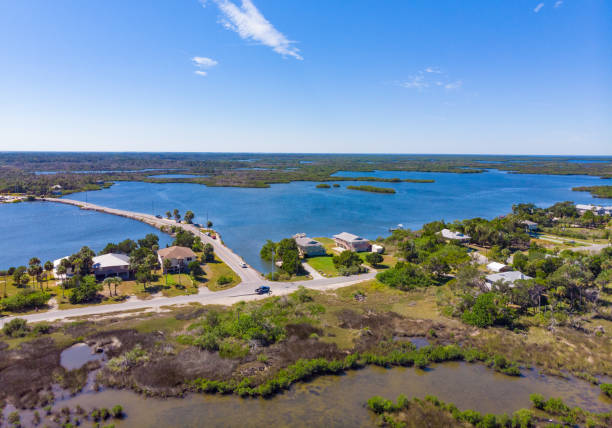istock Aerial View of Ozello Keys, Florida 1079288080