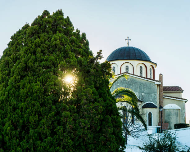 istock Old town Panagia of Kavala Greece 1079291862