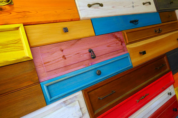 Colorful Wooden Drawer