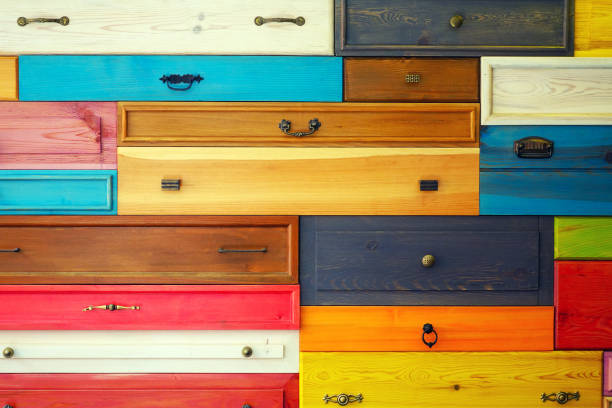istock Colorful Wooden Drawer 1079319470