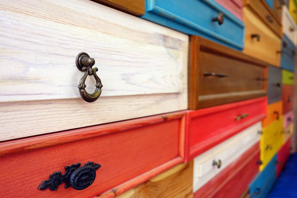 istock Colorful Wooden Drawer 1079319674