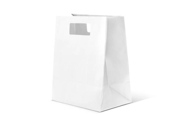 istock White shopping recycle craft paper bag 1079322088